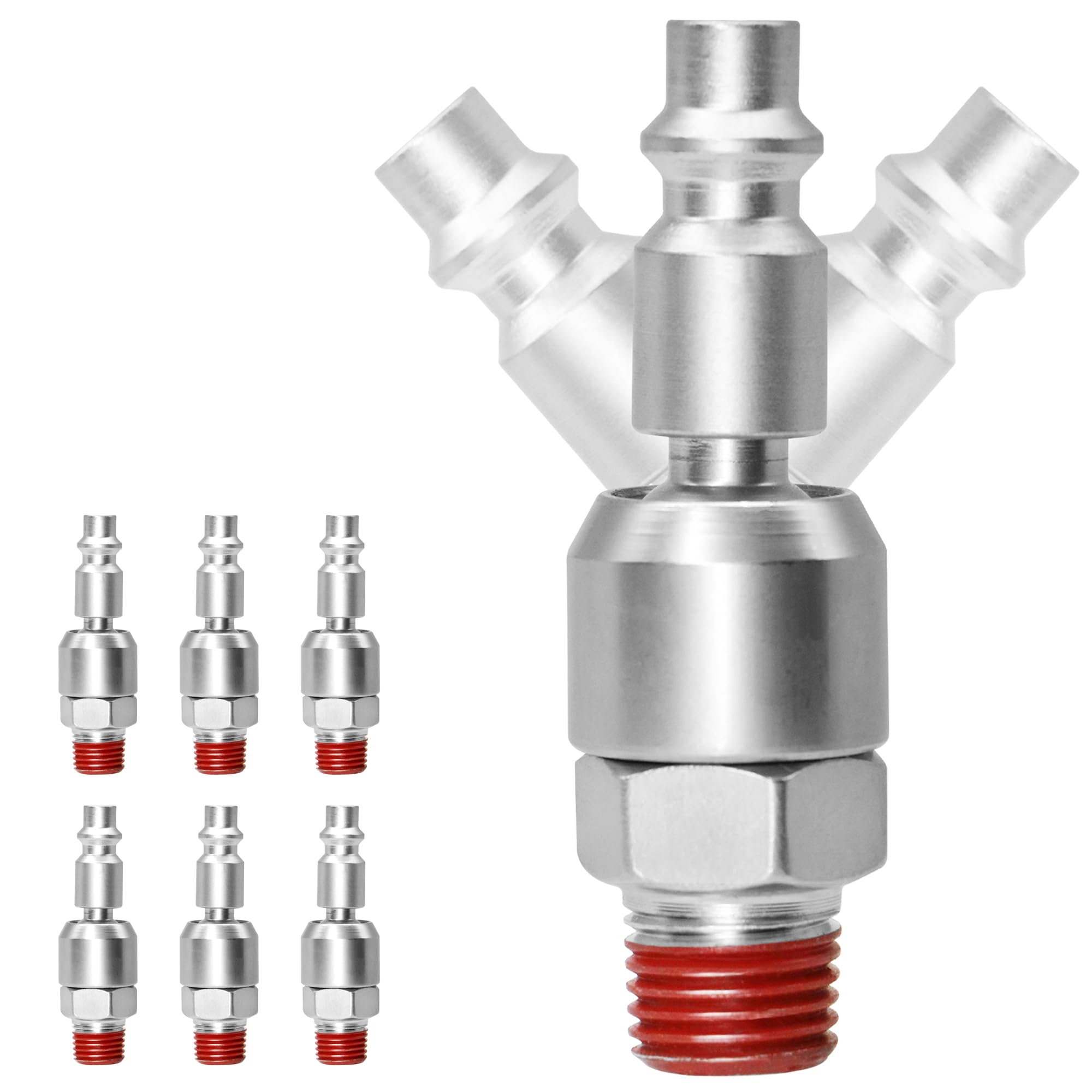 Conector de manguera de aire 1/4 giratorio para talleres y compresores domésticos
