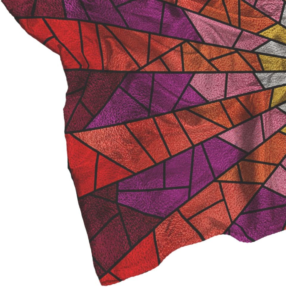 Color Guard Flag For Marching Band Color Guard Flag Pole, Curved Rectangle Indoor Winter Competition, Colorguard Performance SWING Flag S4 - Stained Glass Sun