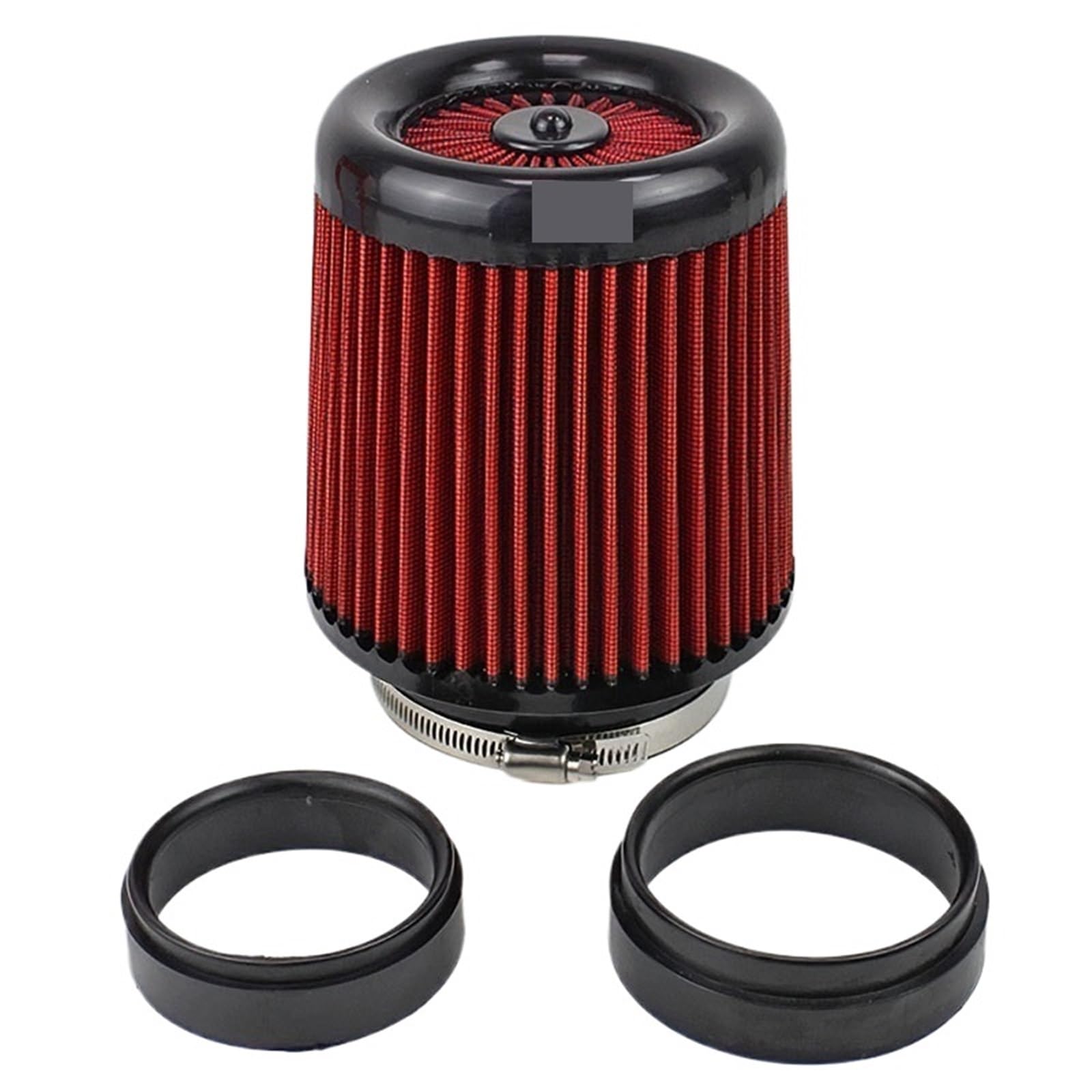 76 mm 7.6 cm 89mm 8.9 cm 102mm 10.2 cm filtr powietrza wlot stożkowy do uniwersalnego sportowego filtra powietrza o wysokim przepływie z dwoma adapterami