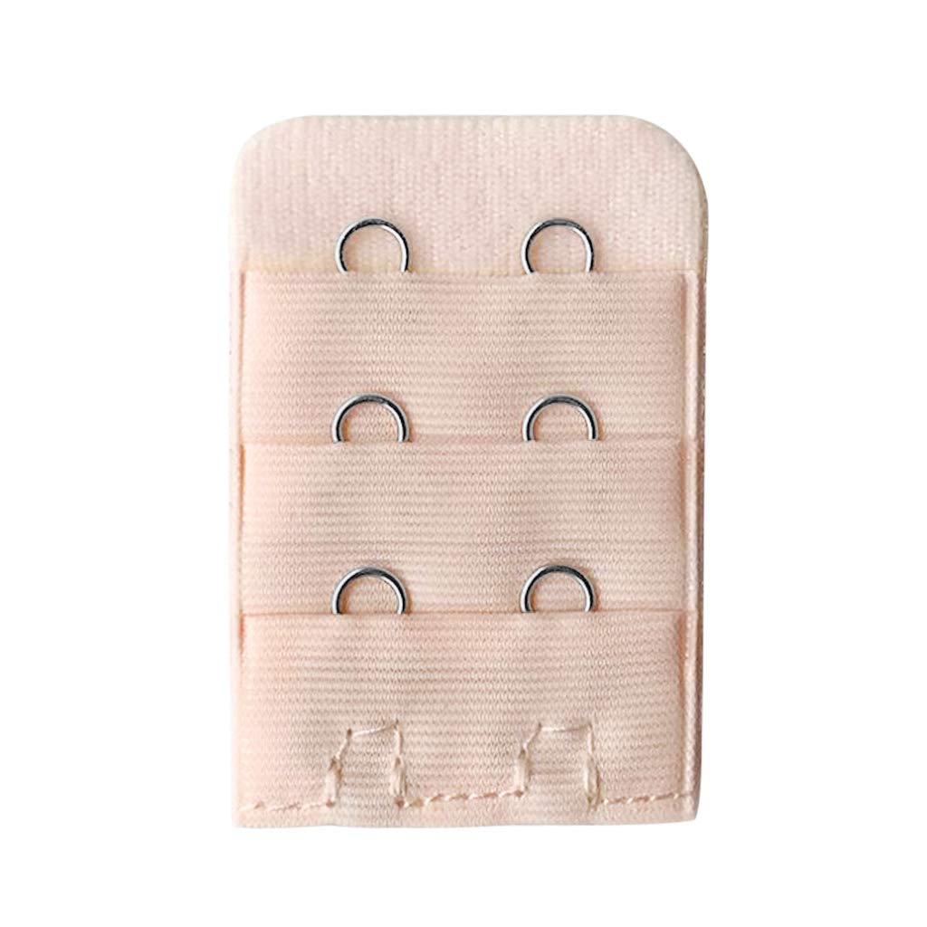 Beimus Light Apricot 2 Hooks 3 Rows Bra Strap Extenders Spacing Clasp Brassiere Sewing Tool Intimates Accessory For Pregnant