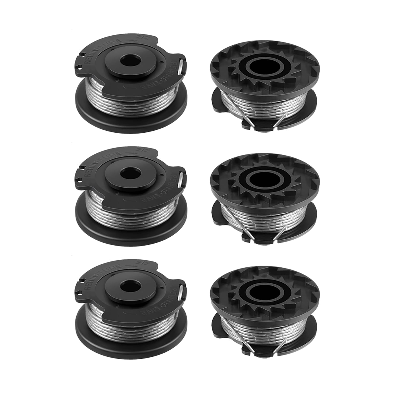 Bobina de repuesto de 1,6 mm y 6 m para desbrozadora compatible con cable Bosch ART 24 27 30