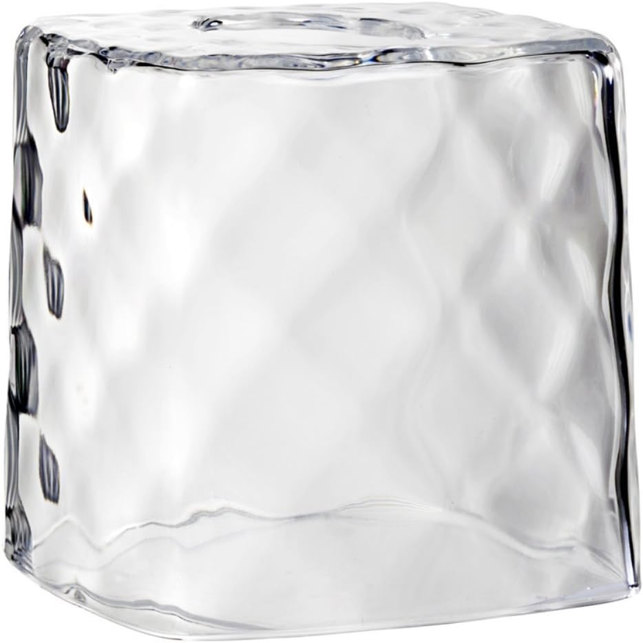 Creative Bath Products Glass Blocks Tissue Box