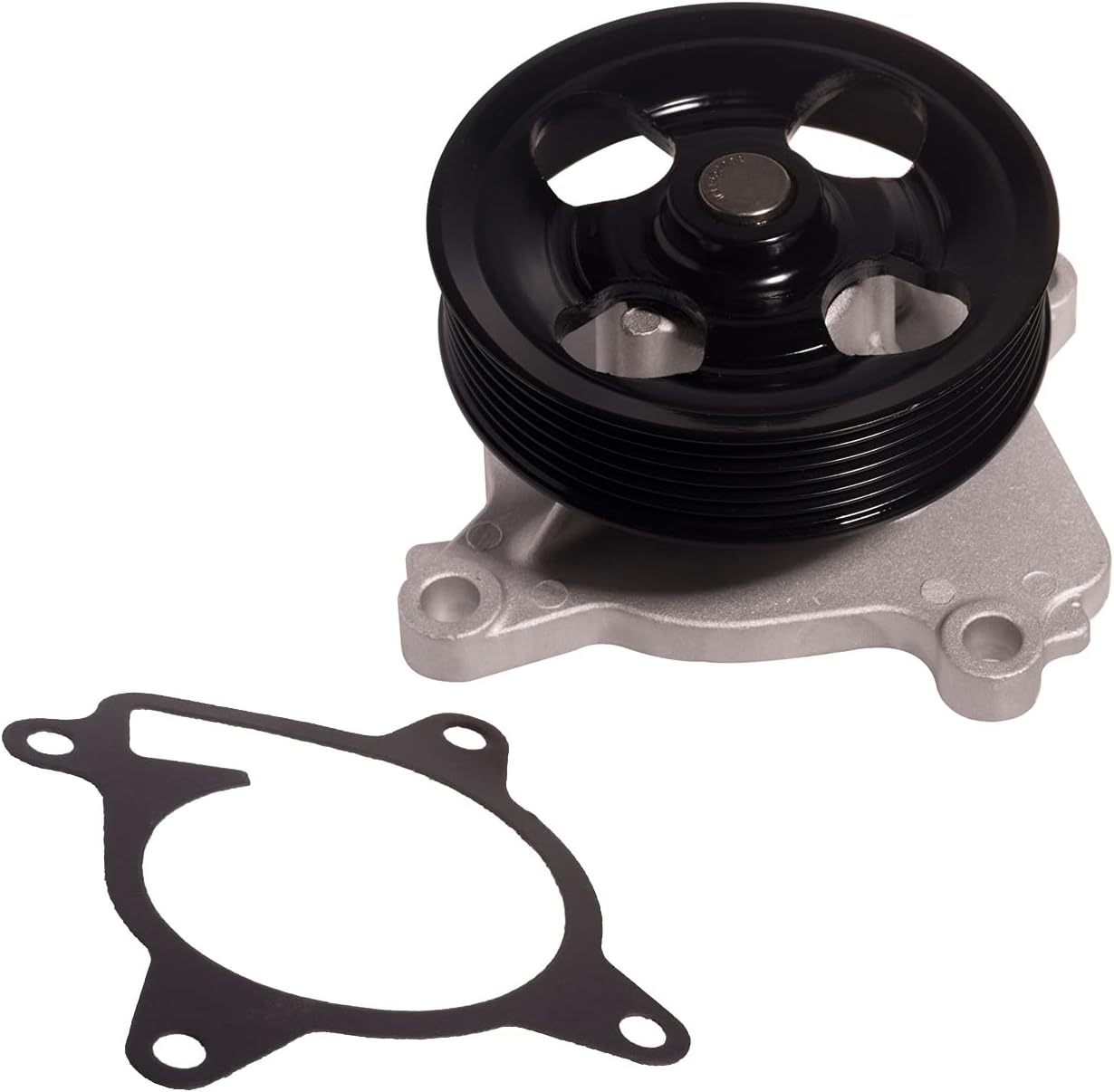 TUCAREST AW7174 Professional Water Pump Kit w/Gasket (For 2.5L L4) Compatible With 2014-2018 Ni-ssan Altima, 2016 Murano, 14-15 Pathfinder, 14 15 16 17 18 19 20 Rogue /2014-2017 In-finiti QX60