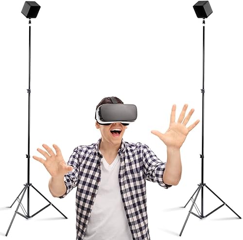 Skywin VR Tripod Stand HTC Vive Compatible Sensor Stand and Base Station for Vive Sensors or Oculus Rift Constellation (2-Pack)