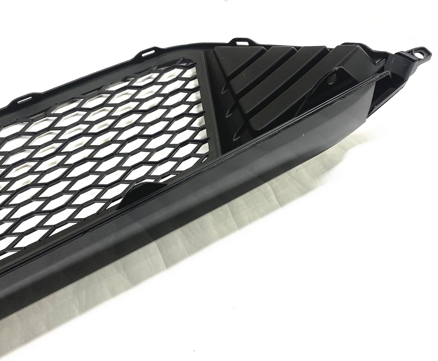 Front Bumper Lower Grille Mesh For Honda Civic 11th 2022-2024 Gloss Black