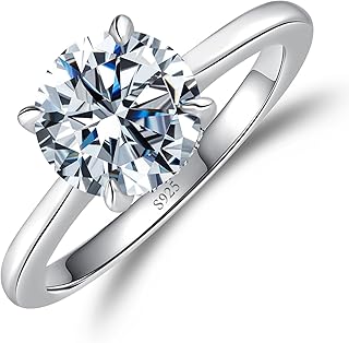 Engagement Sterling Silver CZ Engagement Ring