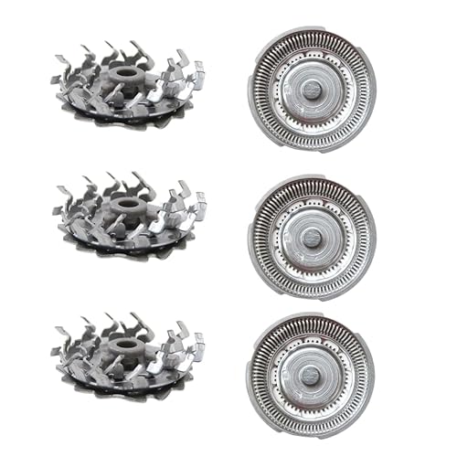 Miniatura 9 de Cabezales de repuesto SH90 para afeitadora Philips Norelco Series 9000, Series 8000 y 8950, cuchillas multiprecisión, fácil corte e instalación.