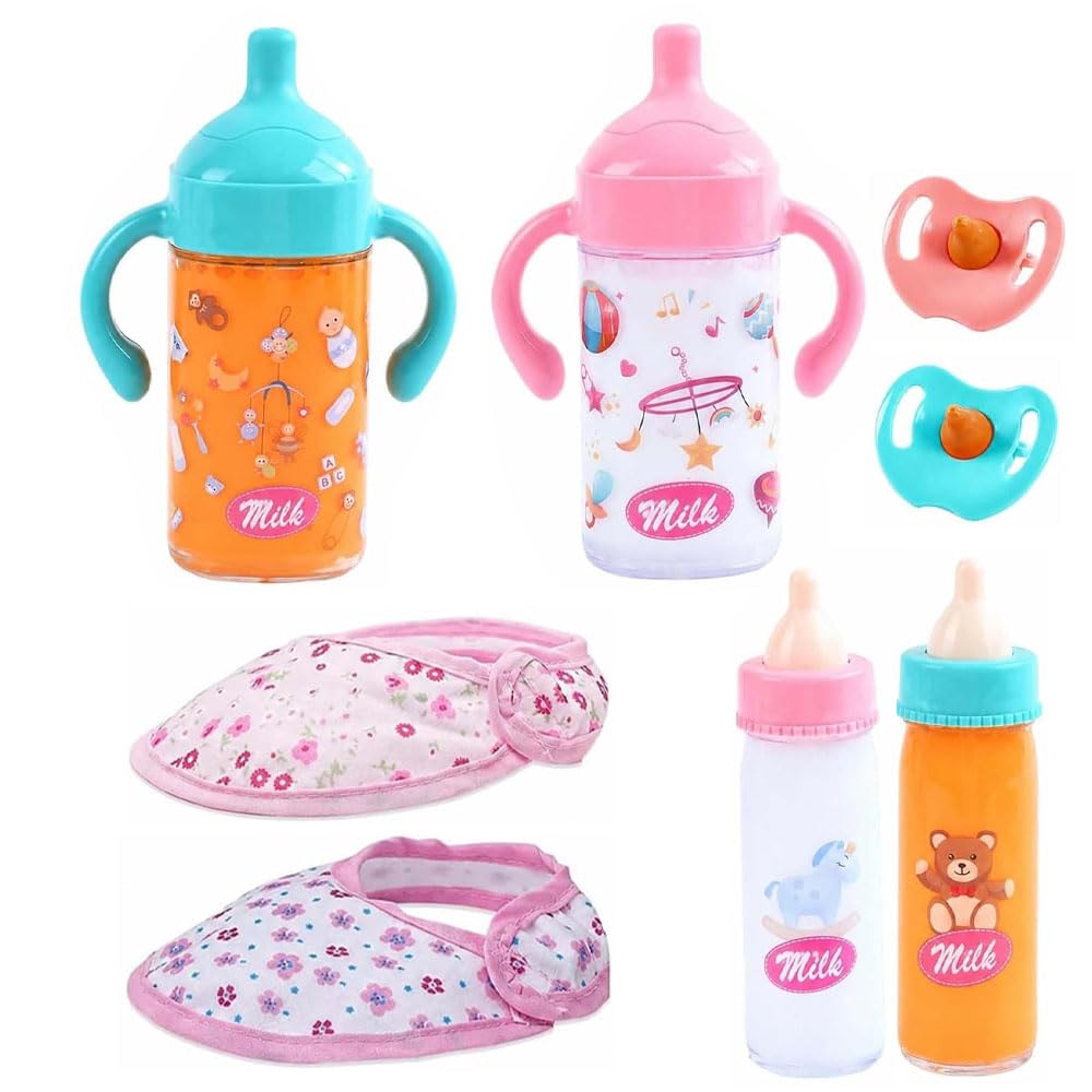 8PCS Baby Doll Accessories Set Great Gift for Boys and Girls