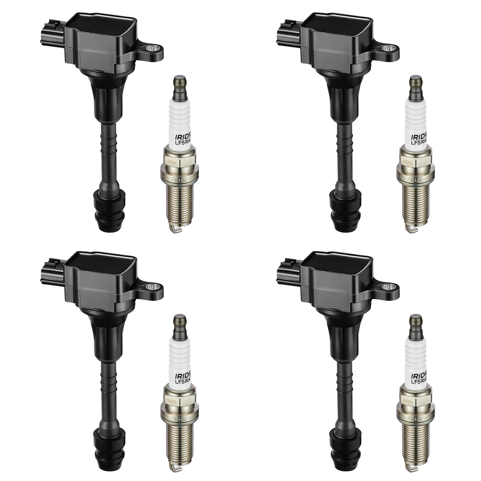 BDFHYK Ignition Coil UF351 and Spark Plug 4505 for Nissan Sentra 2002-2006
