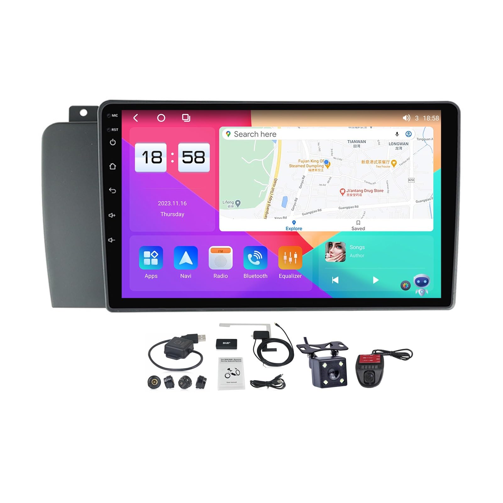 Autoradio GPS Bluetooth pour voyager sereinement en famille à bord de votre break Volvo