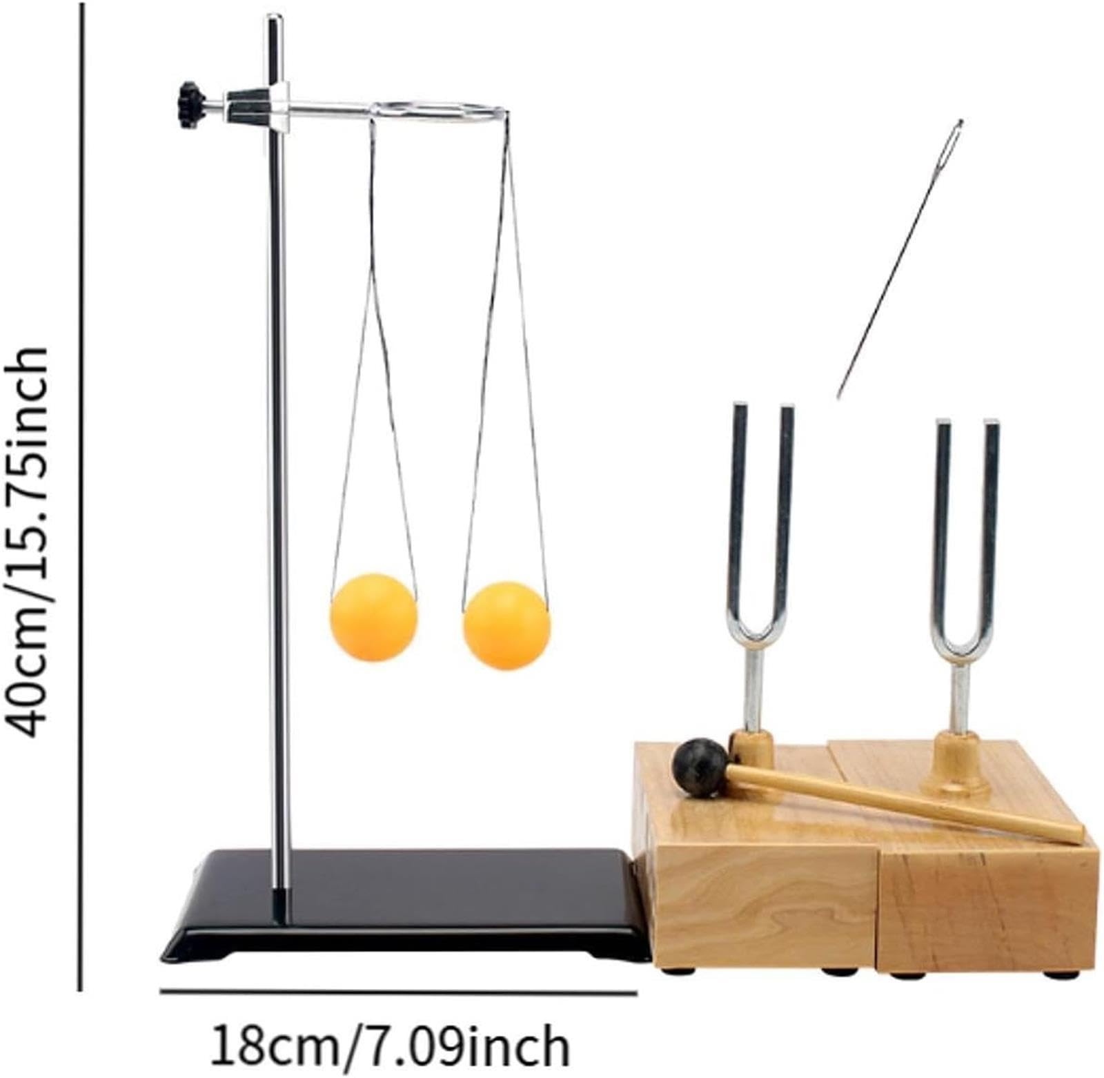 Ensemble d'expériences de diapason résonant for expériences de physique