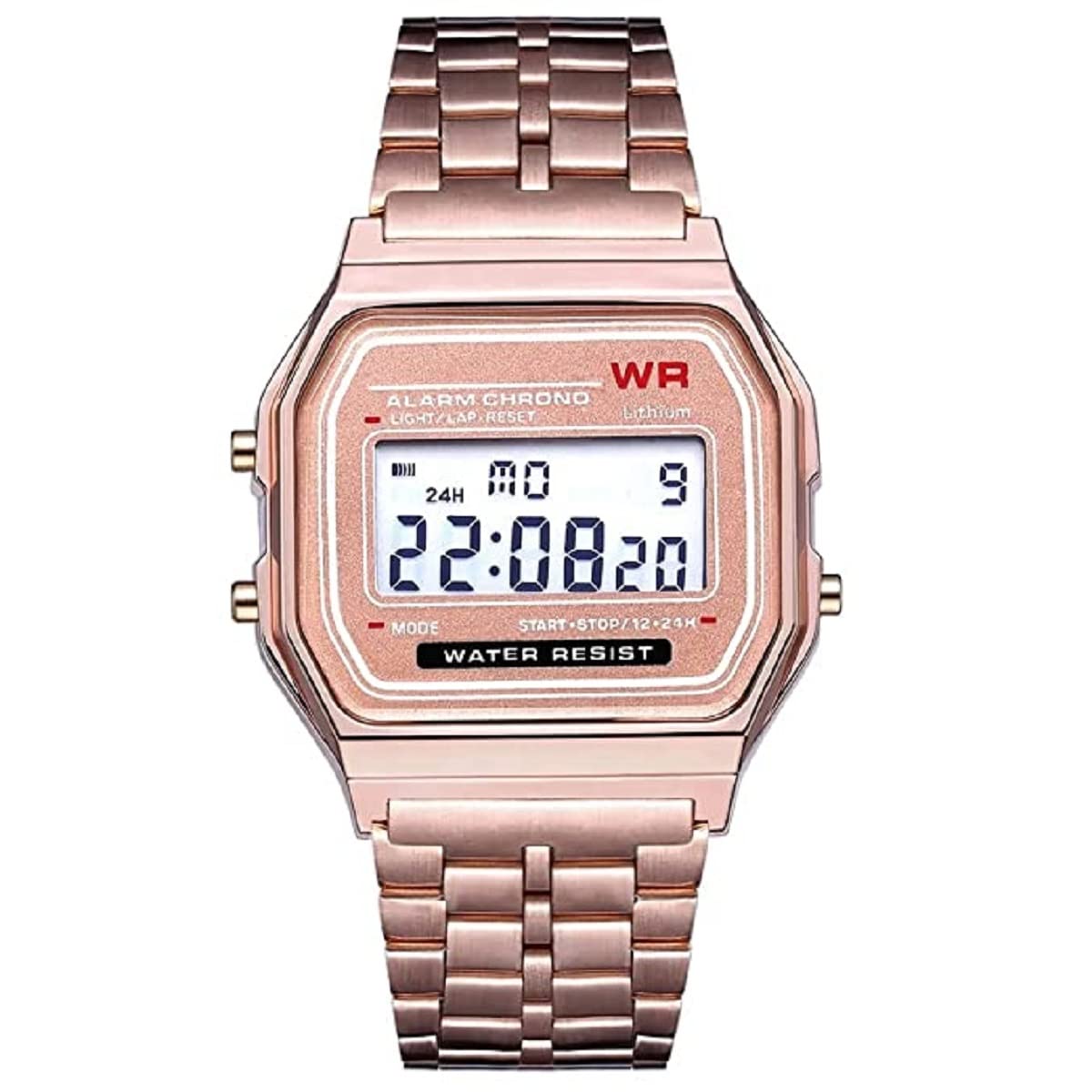 STYLEFLIX Vintage Digital Chain Strap Unisex Watch for Men & Women (Rose Gold) (B0C56XM6ZM) Amazon Price History, Amazon Price Tracker