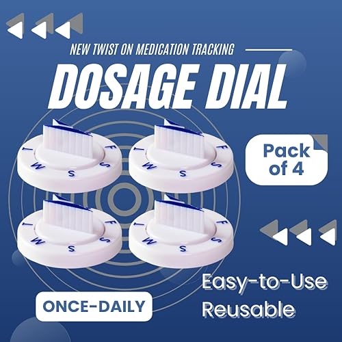 Miniatura 5 de Twistwise Dial de dosificación una vez al día, paquete de 4