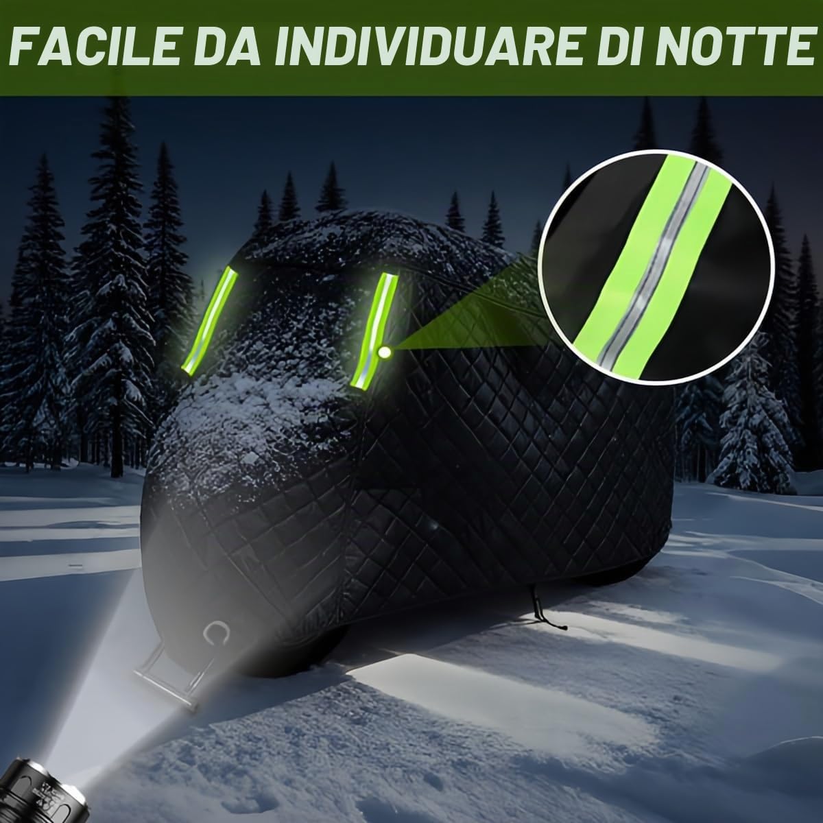 Telo coprimoto antigrandine per Yamaha Tricity 300, Resistente Grande Coprimoto antipioggia con fori per serratura, Spessore Per All'aperto sole, neve, pioggia, polvere