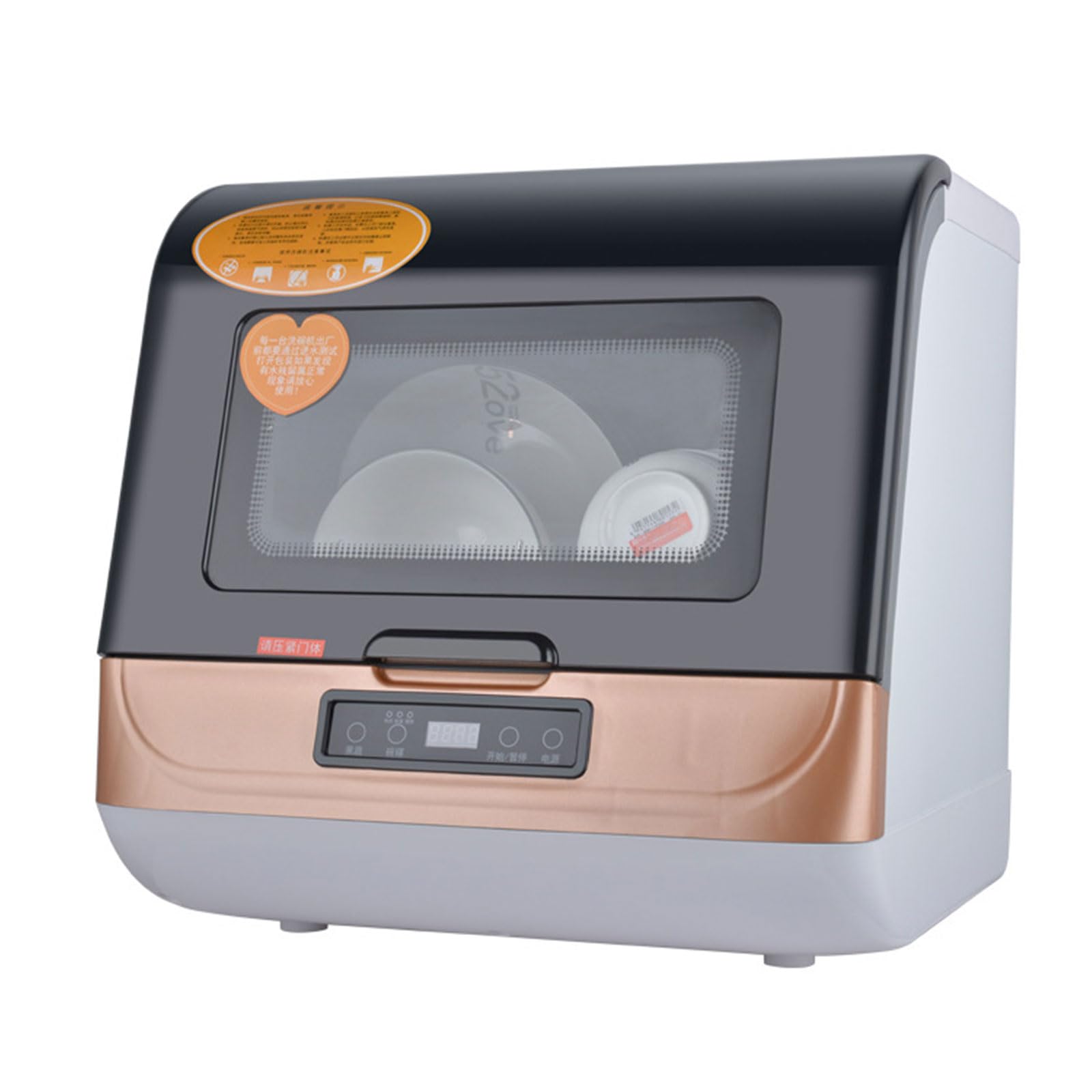 Zmywarka nablatowa 800 W, Zmywarka elektryczna 36 l, 4 programy zmywania Dokładne czyszczenie z suszeniem na powietrzu, Zmywarka automatyczna 800 W, Kompaktowa zmywarka nablatowa