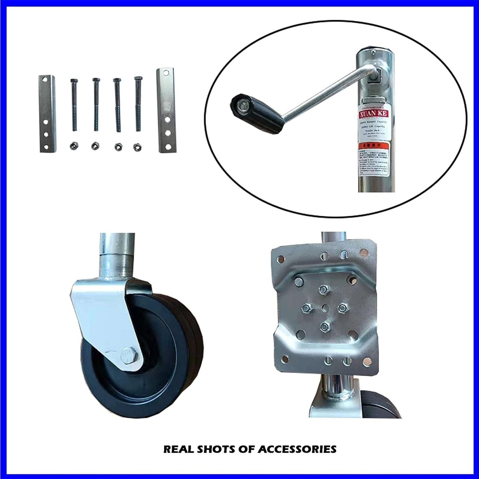 Amazon.co.jp: トレーラージャッキ クランプトップ風、耐荷重800kg