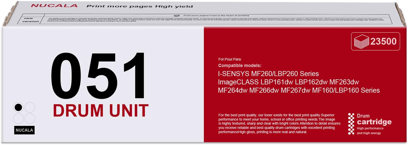 Canon GenuineDrum, Cartridge 051 Black (2170C001), 1 Pack