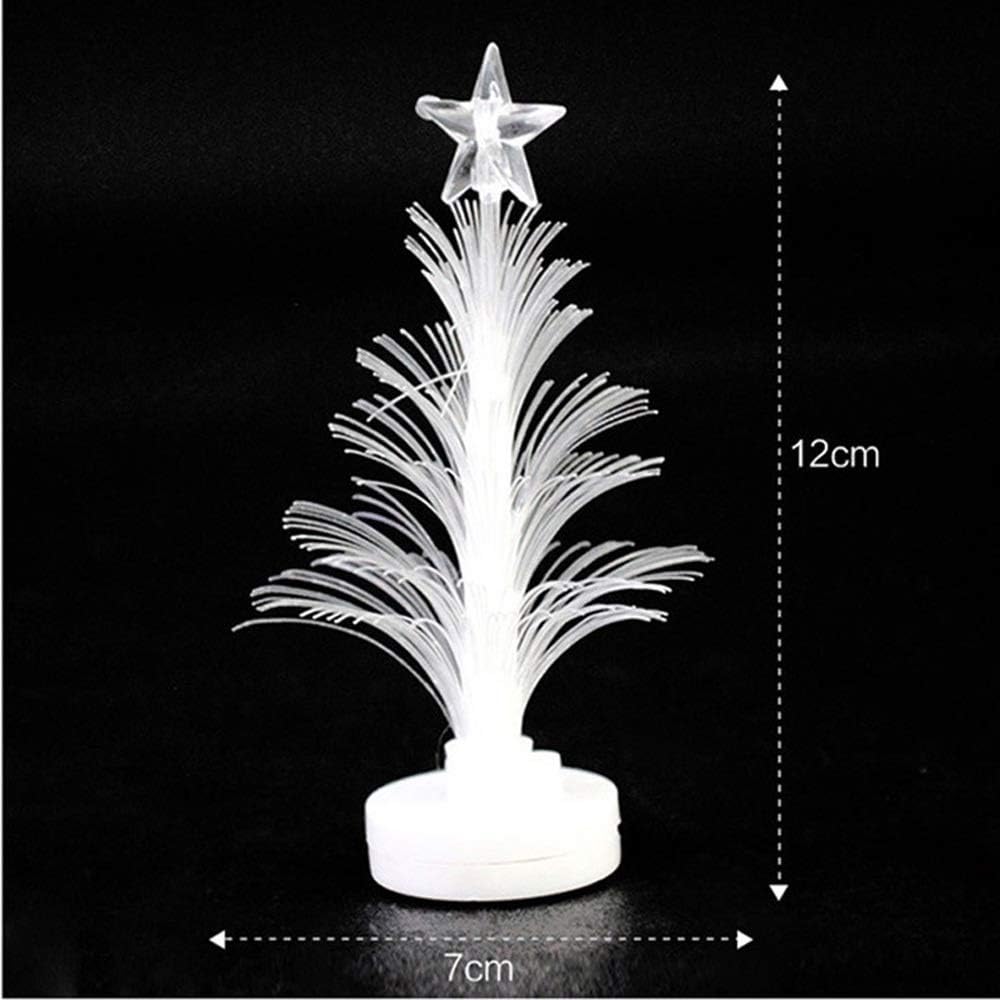 LED Color Changing Mini Christmas Xmas Tree Home Table Party Decor Charm Perfect Present (Color : Style 1) (Style 2) image 2