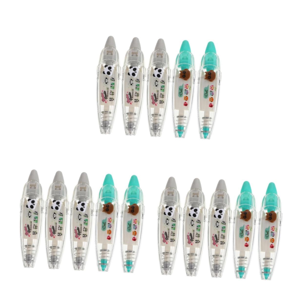 SEWACC 15stücke Teiliges Dekorative Korrekturband Zufälligen Farben Druckdesign Für Scrapbooking Notizbücher Und Tagebücher Für Schule Und Bürobedarf