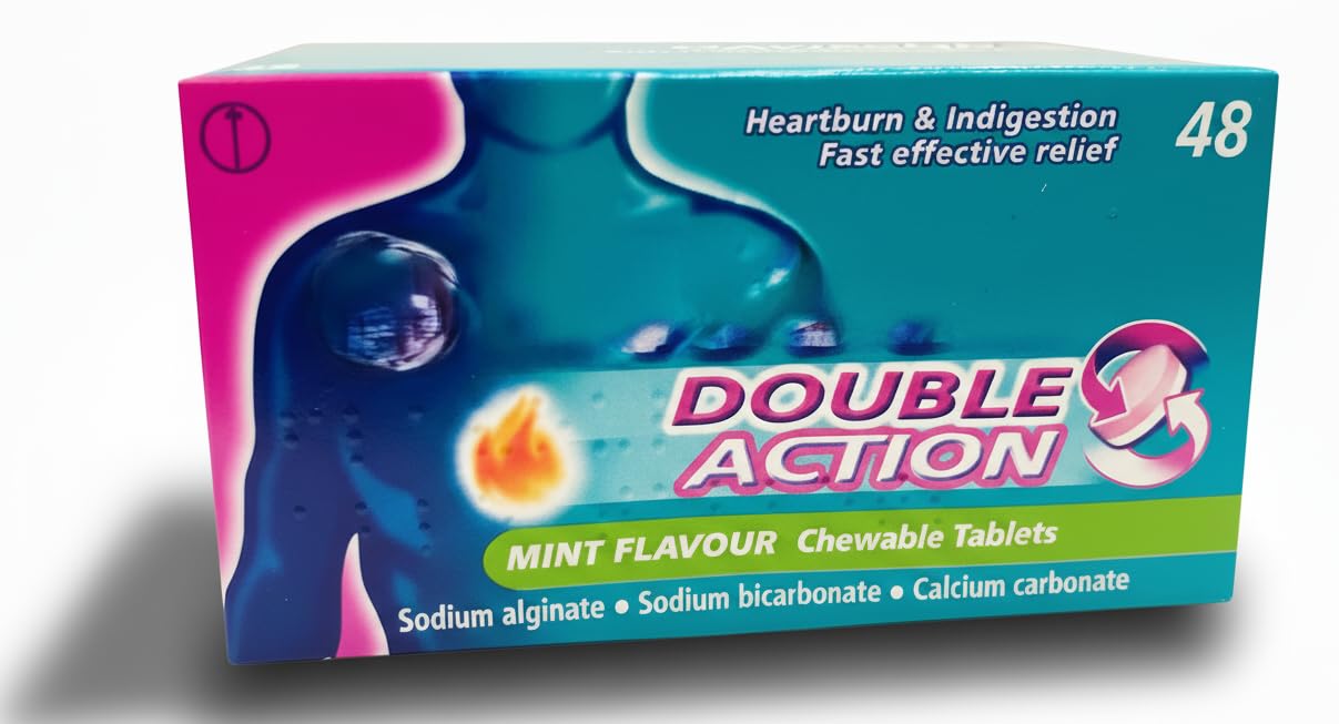 GAV Mint Chewable Double Action 48 Tablets