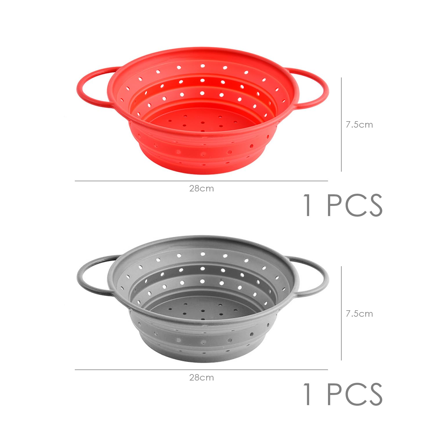 Cestello Di Scarico In 2 Pezzi, Cestello Di Scarico In Silicone, Cestello Di Scarico Pieghevole, Cestello Di Scarico Per Frutta E Verdura, Strumenti Per Lavare La Cucina, Forniture Da Cucina
