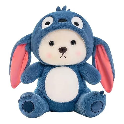 ADORA Hoodie Teddy Bear Soft Toy | Cute Huggable Plushie for Kids & Girls | Blue Soft Toy Gift Birthday Gift Teddy Bear with Hoodie | Soft Plush Toy for Girlfriend & Sister- 25 cm