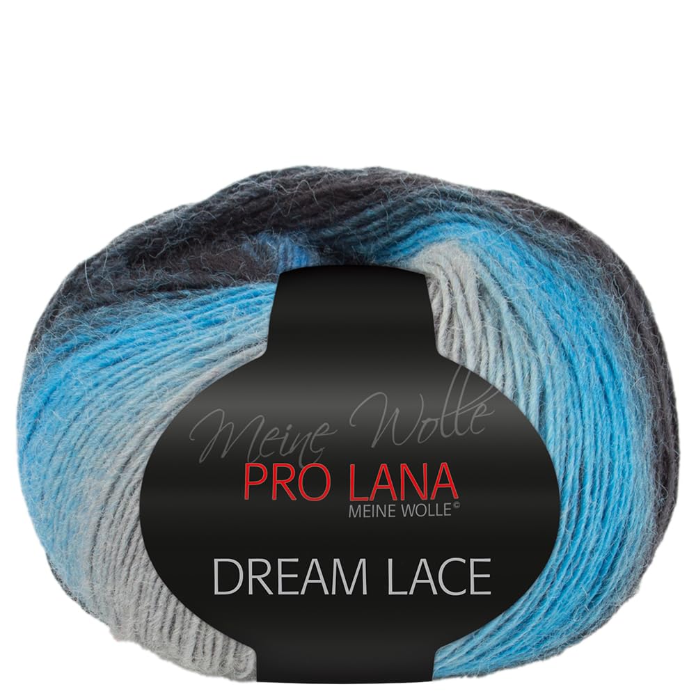 Pro Lana 50g Dream Lace Gradient Yarn Wick Yarn Fluffy Wool Knitting Crochet 6 Colors (190)