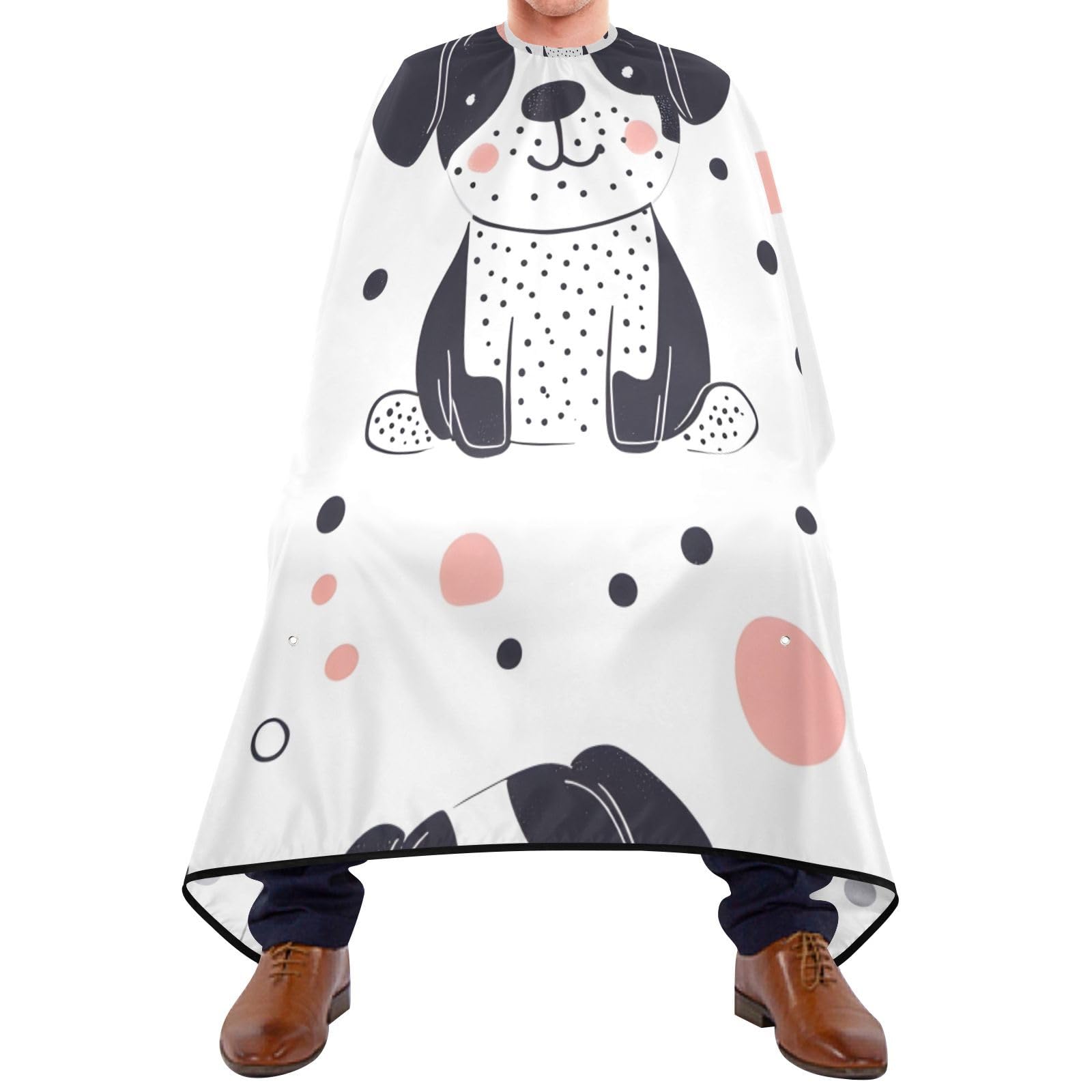 Hezely Funny Dogs Hair Dye Cape, Barber Cape for Adults,Waterproof Salon Cape,Waterproof Hairdressing Styling Hair Cutting, 65