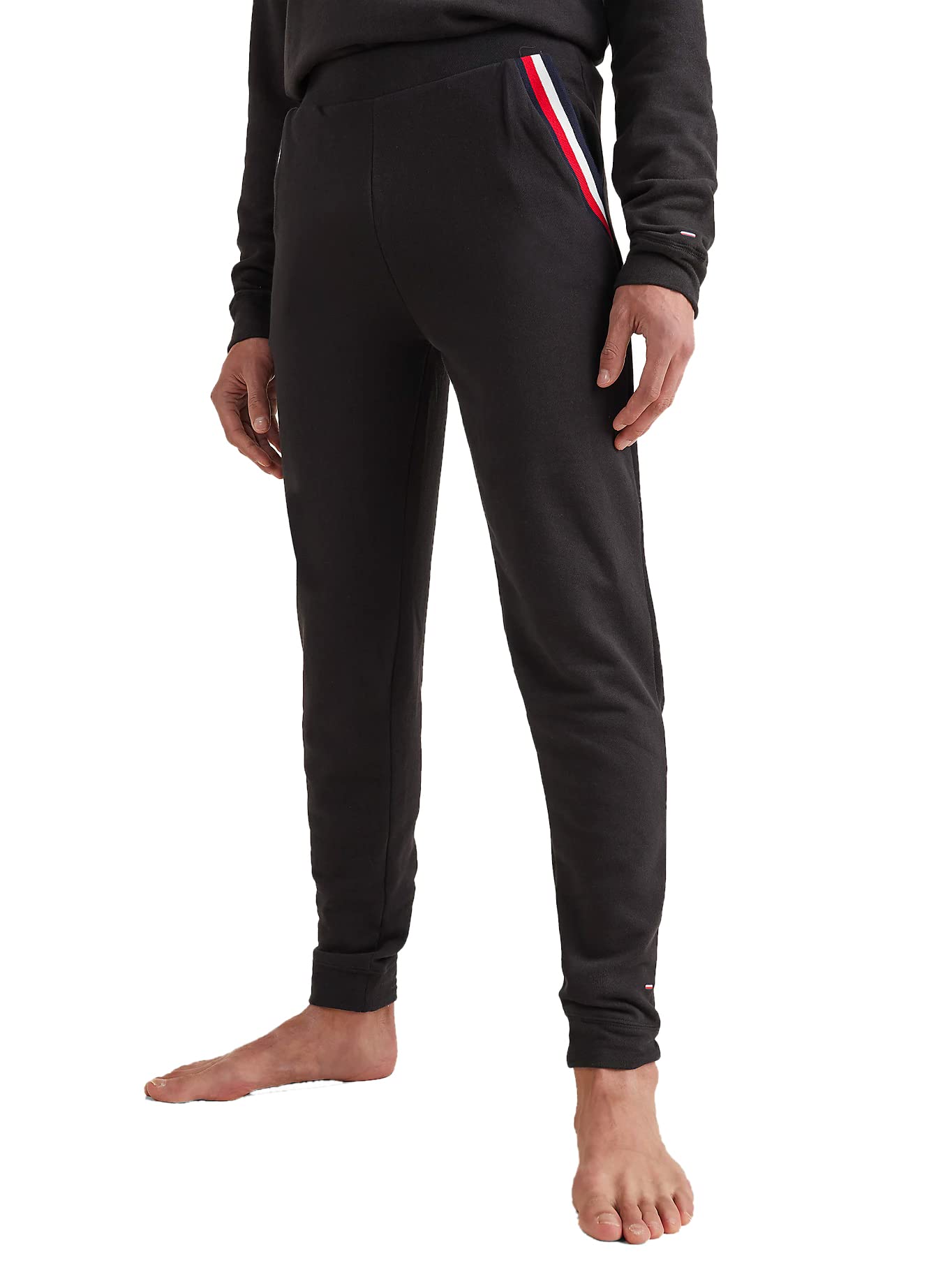 Tommy Hilfiger Men's Track Pant Um0um02352 Pants, Black (Black), M