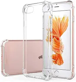 Capa Capinha Anti Impacto Shock Air Slim Case Para iPhone (Transparente, iPhone 7/8 Normal)