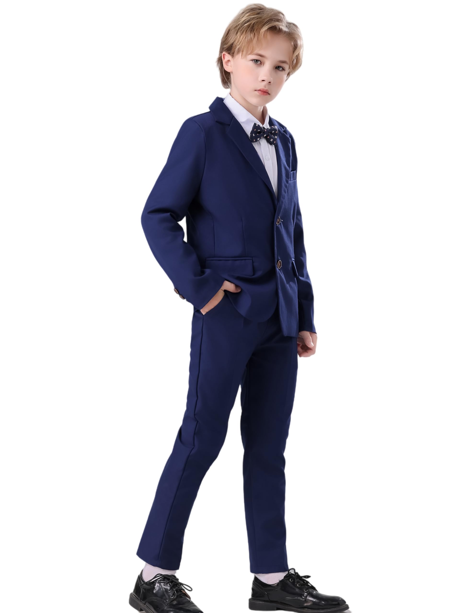 2-teiliges Set für Jungen, Blazer und Hose, Freizeitkleidung oder Hochzeitsfeier, Pageboy-Outfit für 6–11 Jahre