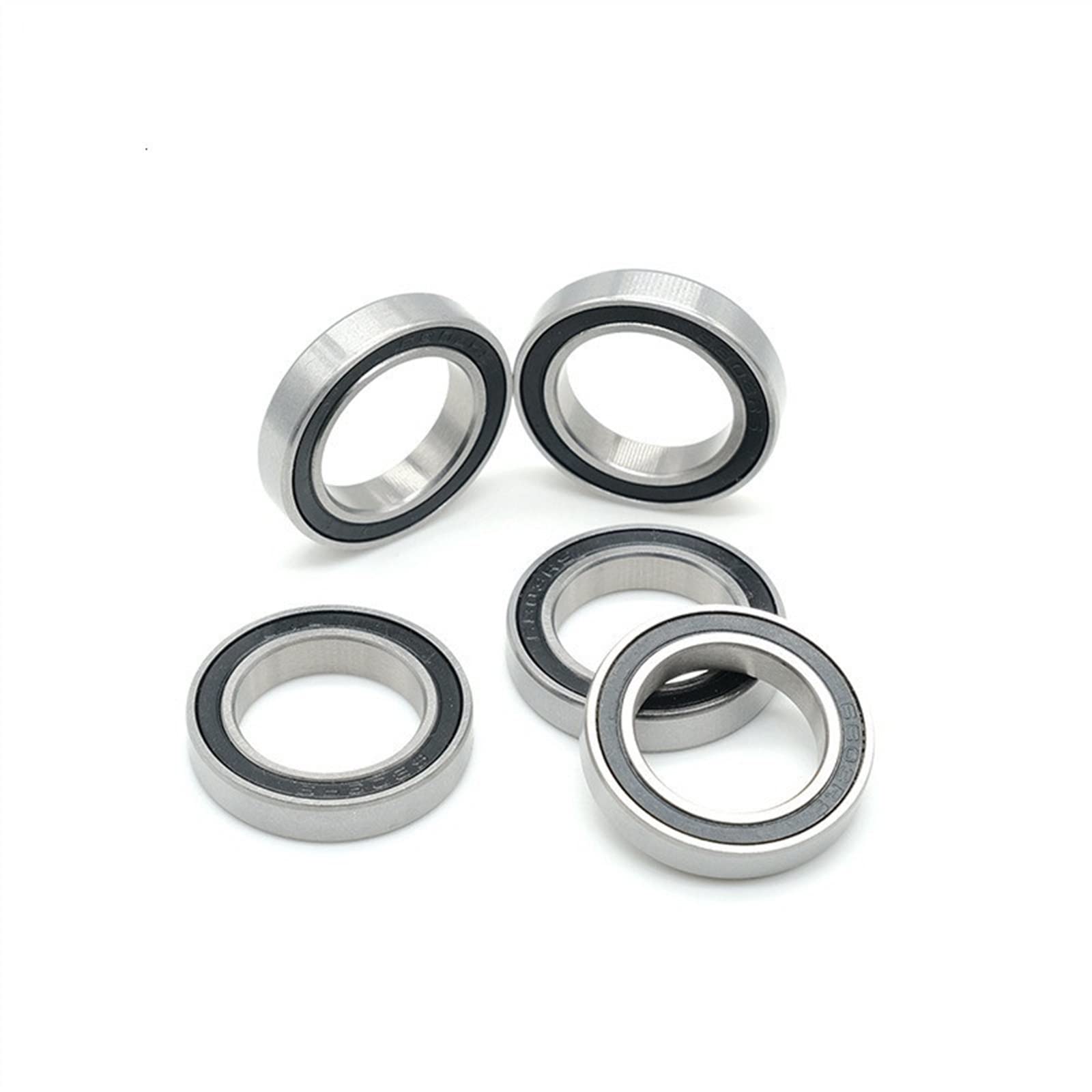 6800 6801 6802 6803 6804 6805 6806 6807-2RS ZZ Roulements à billes scellés en caoutchouc blindés en métal à paroi mince (5pcs, 6806zz 30x42x7mm)