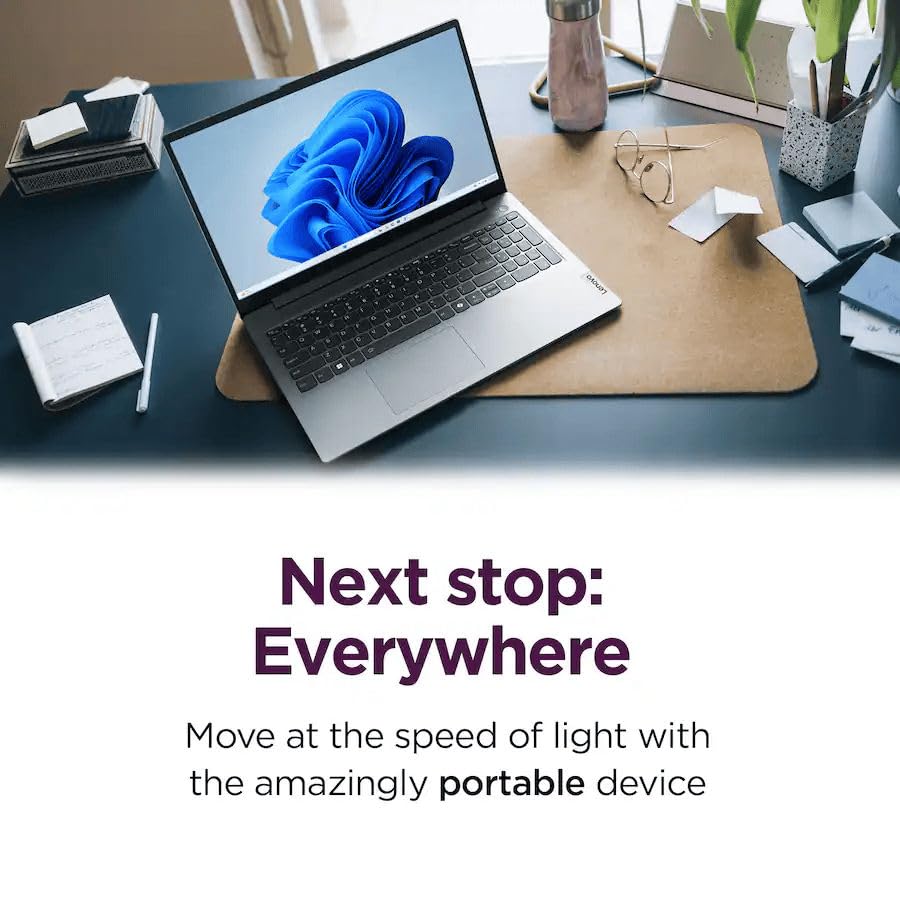 Image of Lenovo IdeaPad Business Slim 3i Laptop Computer, 15.6 inch Full HD Display, Intel N150 CPU, 8GB LPDDR5 RAM, 128GB SSD, Lightweight, Long Battery Life, WI-FI 6, Windows 11 with Microsoft 365