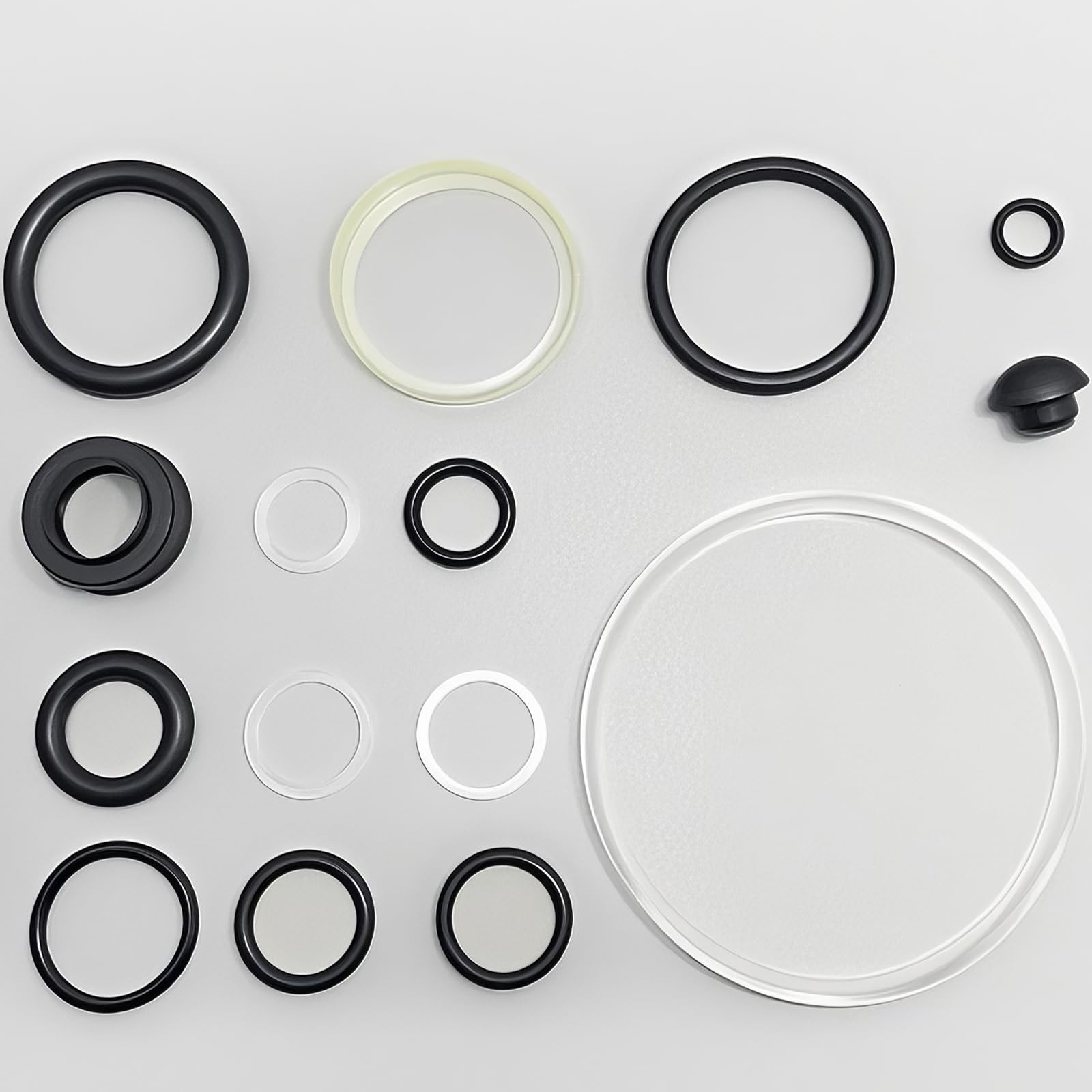 15PCS Hydraulic Floor Jack Seal Kit, 3 Ton Horizontal Jack Oil Seal Complete Set with O-Ring Seals