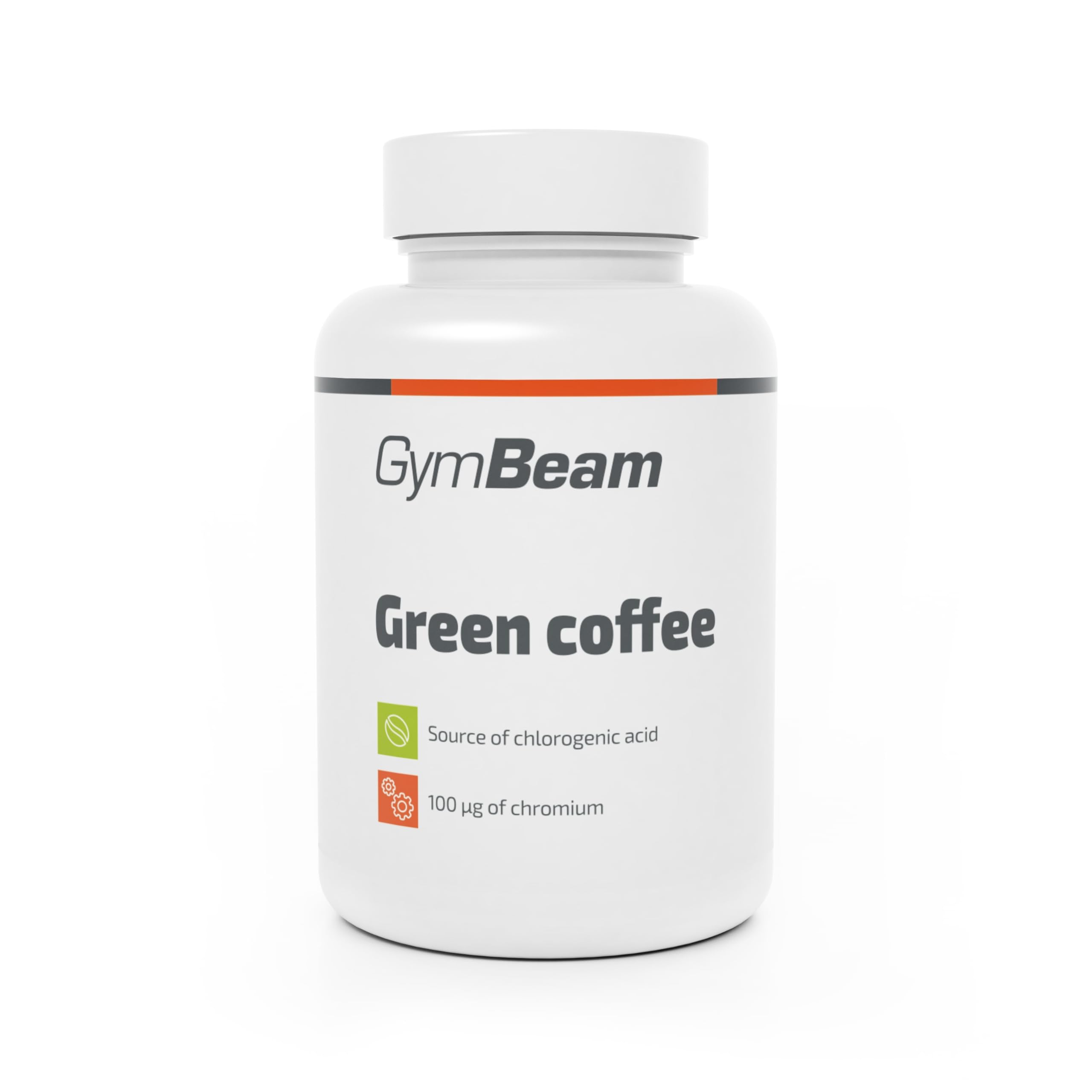 GymBeam Caffè Verde - Estratto di Caffè Verde con Acido Clorogenico e Cromo per Aiutare a Perdere Peso, Bruciagrassi Naturale, Supporta i Livelli di Glucosio nel Sangue, 120 cps
