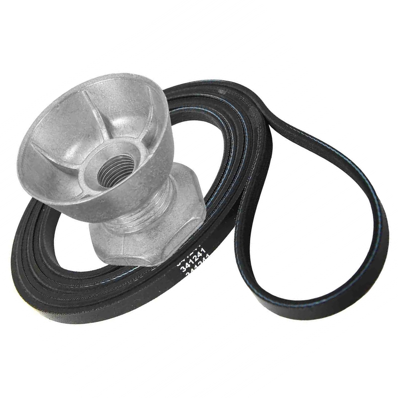 Kalttoy Multicolor Dryer Belt 341241 And Motor Pulley 80661 Suitable For Efficient Clothes Drying With Quiet Operations Efficient Drive Belt