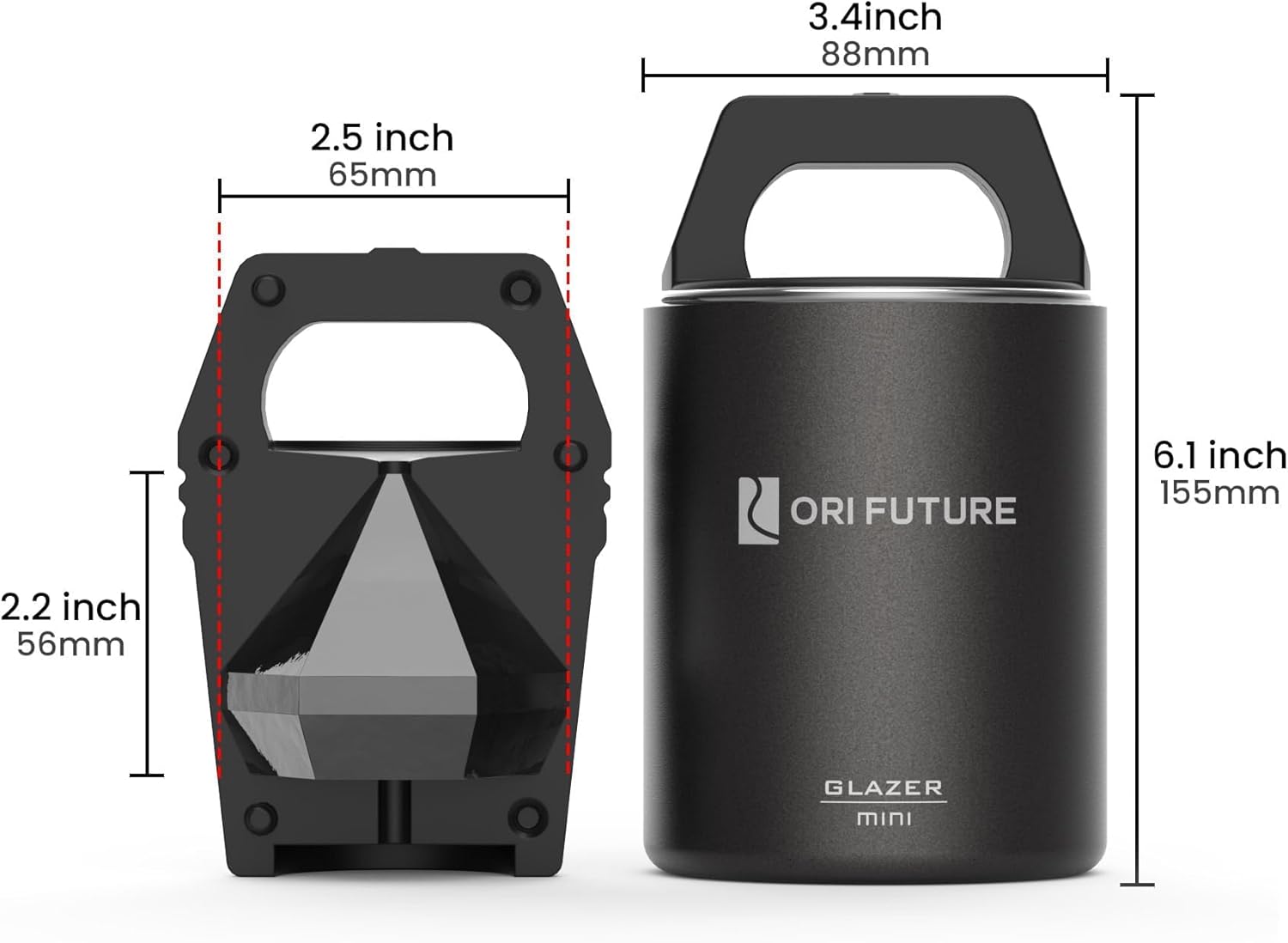 GLAZER mini, Clear Sphere & Cube & Diamond Ice Mold