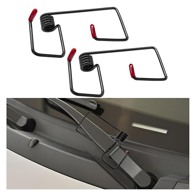 Windshield Wiper Arm Pressure Spring Booster with Silicone Cover Enhance Wiper Arm Performance Universal Car Accessory for Improved