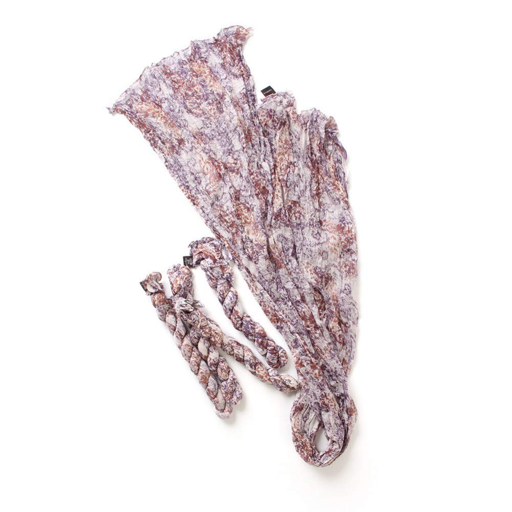Foulard en soie mince froissé contre le froid du printemps et de l'hiver