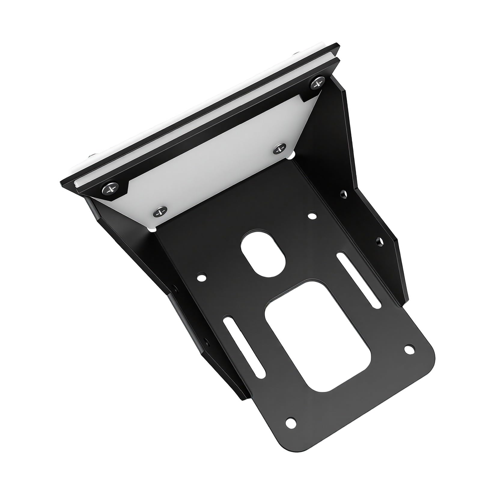 Heavy Duty Trolling Motor Mount, 15 Compatible | Solidny stop aluminium, antypoślizgowa krawędź, idealna do małych łodzi, prosta konfiguracja