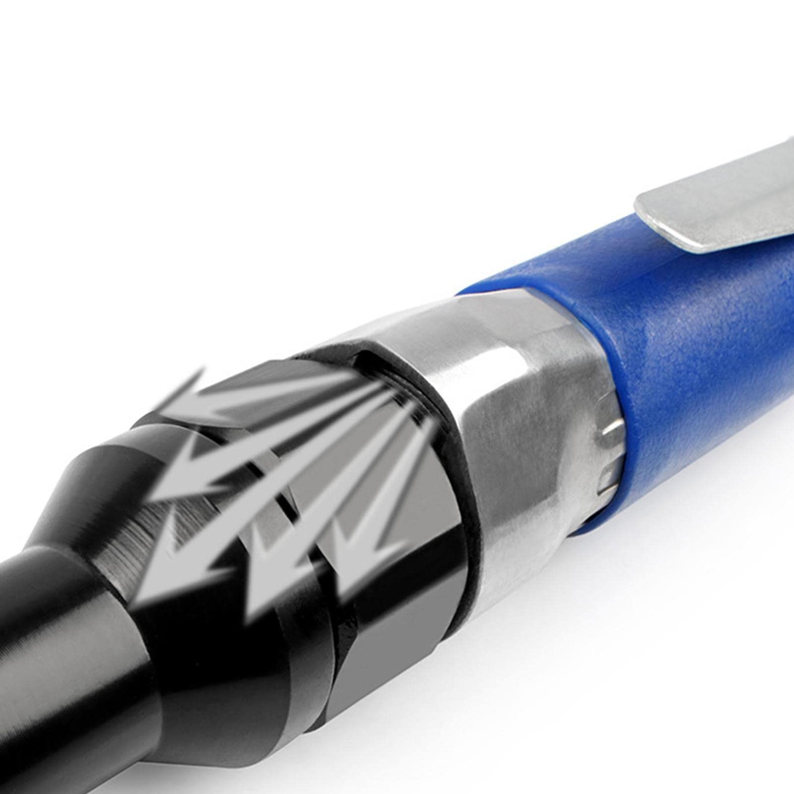 Clé à Chocs Pneumatique à 90 Degrés – Outil à Cliquet Pneumatique à Angle Droit | Tête Réglable à 90 °, Design Léger Pour Réparer Des Projets De Maison Zorq