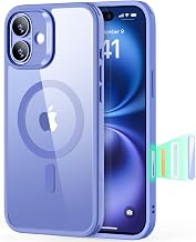 ESR Coque pour iPhone 16 Commande de la Caméra, Bleu Transparente