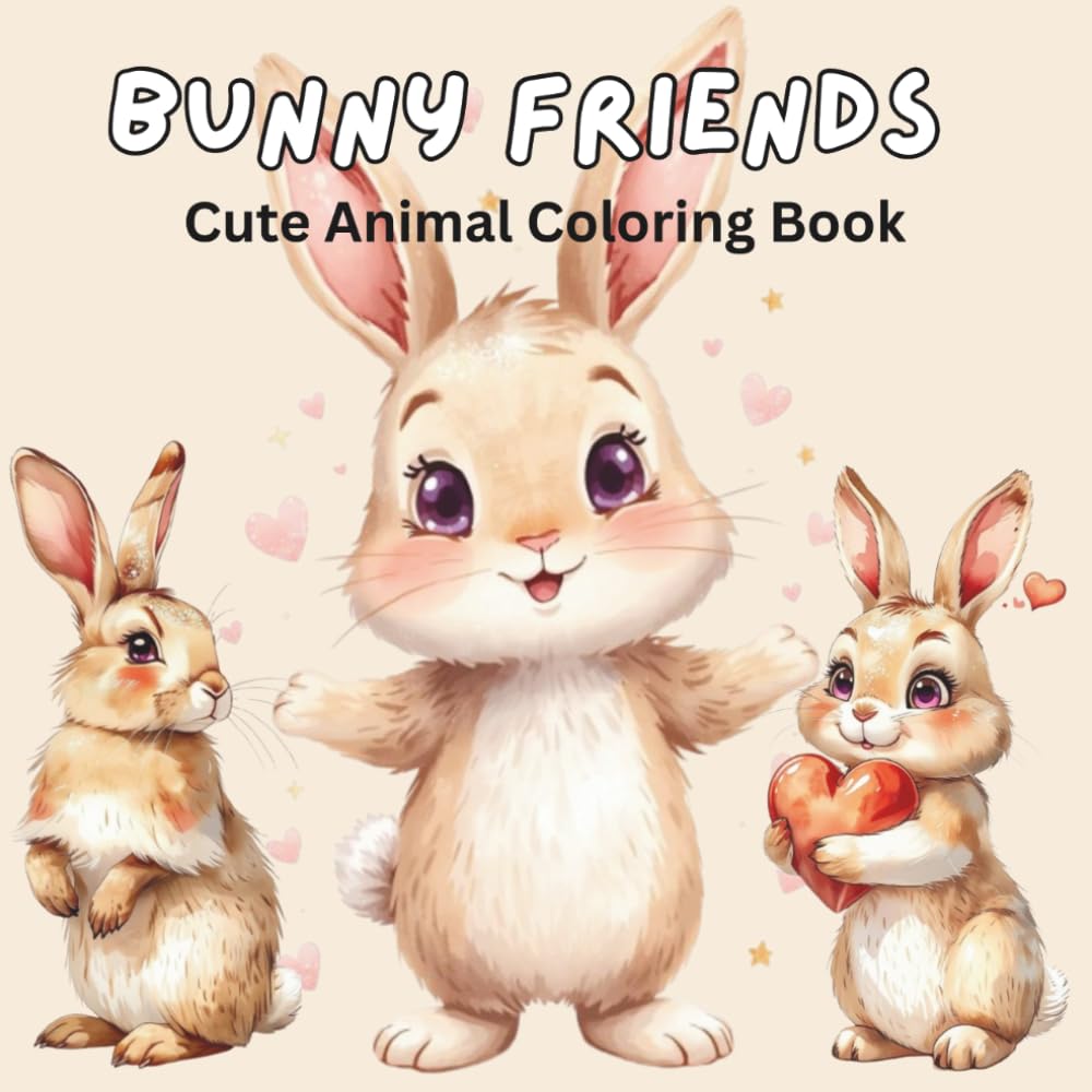 Animal Coloring Book for Kids Ages 6–10: Fun and Cute Animal Illustrations for Creative Coloring