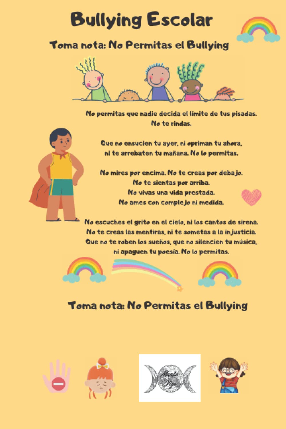 Poemas Y Citas Sobre El Bullying Actividades Día Internacional Contra
