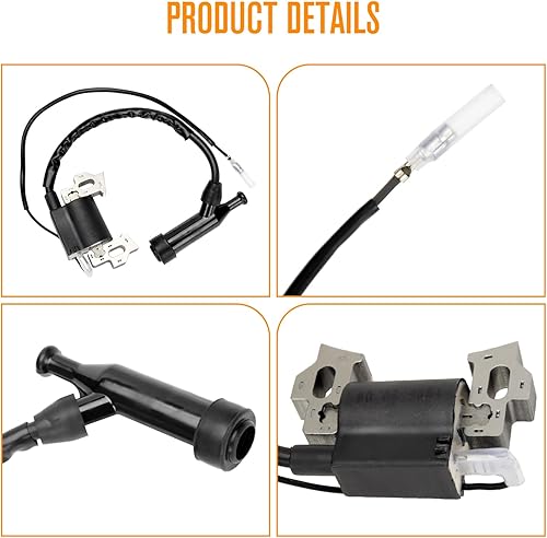 Miniatura 3 de FVRITO Kit de bujías de encendido para Predator 212cc 5.5 6.5 HP 69730 69727 196cc Coleman Ct200u Baja MB200 Motovox Hummerhead Gx160 Gx200