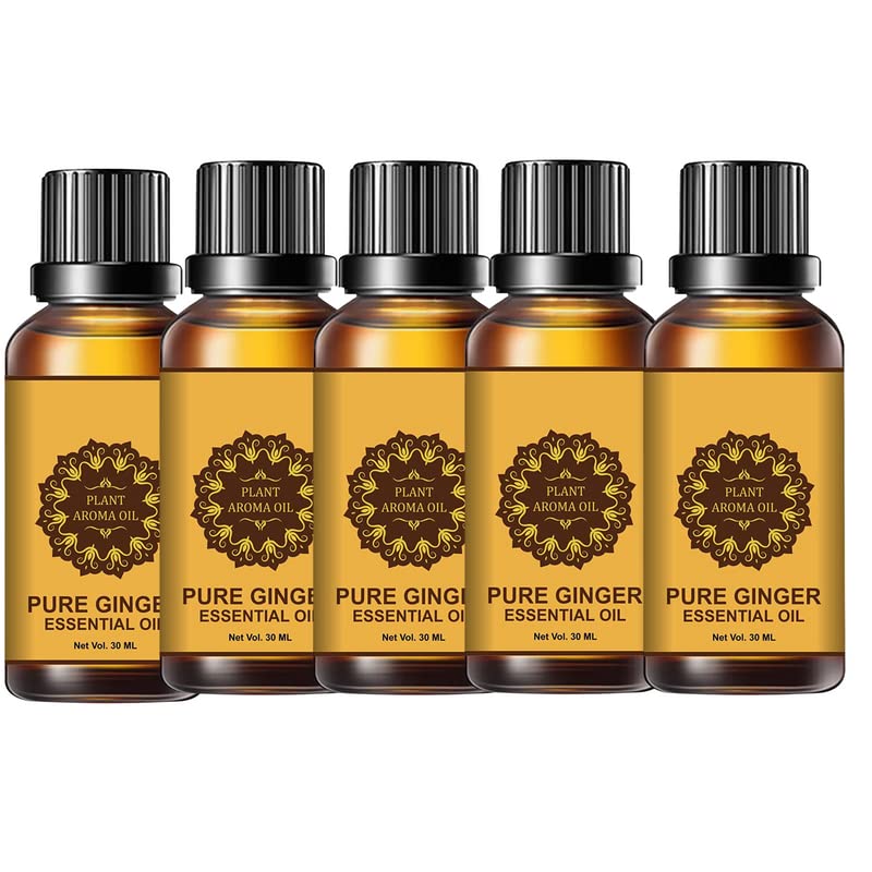 Mexmy Feel Eighteen Belly Drainage Ginger Oil, Lymphatic Drainage Ginger Oil, Slimming Tummy Ginger Oil 30 ml, Pack of 5 (B0BG25635L) Amazon Price History, Amazon Price Tracker