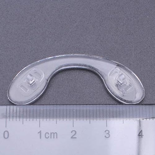 Miniatura 8 de SUPVOX 5 almohadillas para la nariz para gafas, antideslizantes, suaves, en forma de U, almohadillas de silicona para la nariz, esponja para