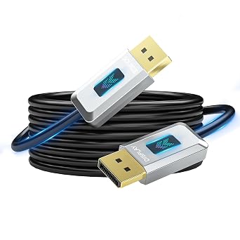 GeoHN.G 16K DisplayPort 2.1 Cable 40Gbps Display Port Cord 6.6FT/2M