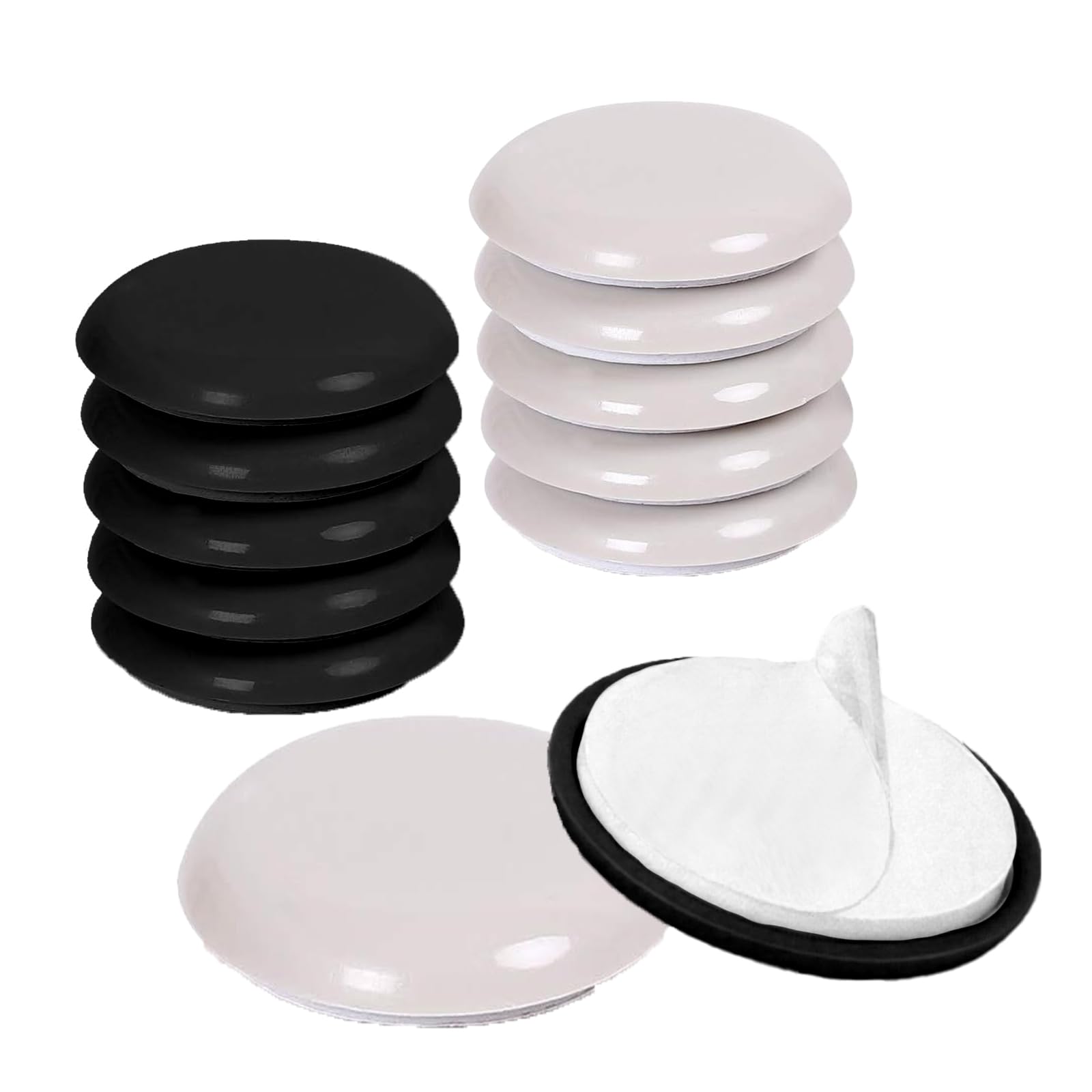 12Pcs Easy MoveThickened Moving Pad Furniture Leg Slider for Carpet Heavy Duty Furniture Sliders Movers Gliders Leg Slider Pad