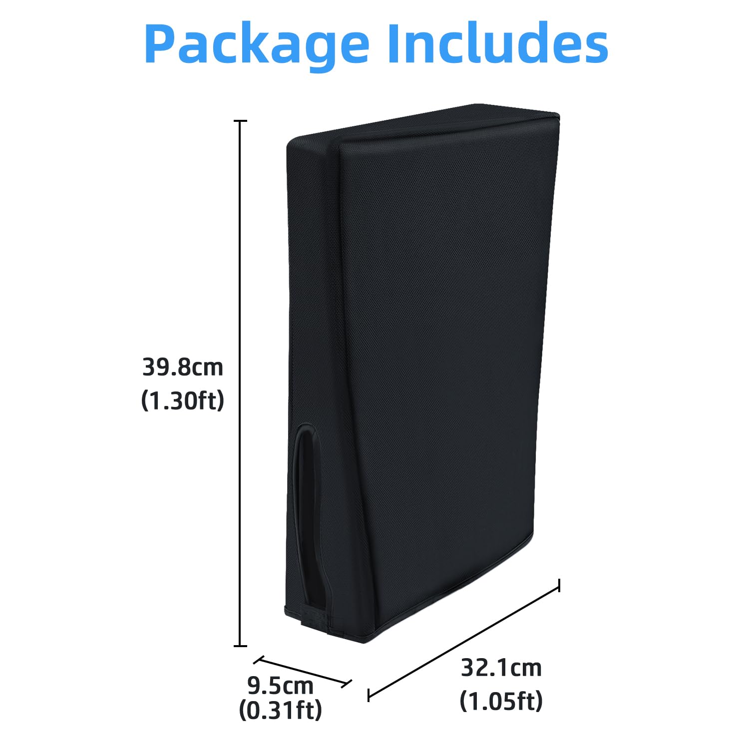 Tolesum Odporny na zarysowania/wodoodporny pokrowiec ochronny do PS5 Digital Edition/Konsole Ultra HD - nie do PS5 Slim/Pro-Black